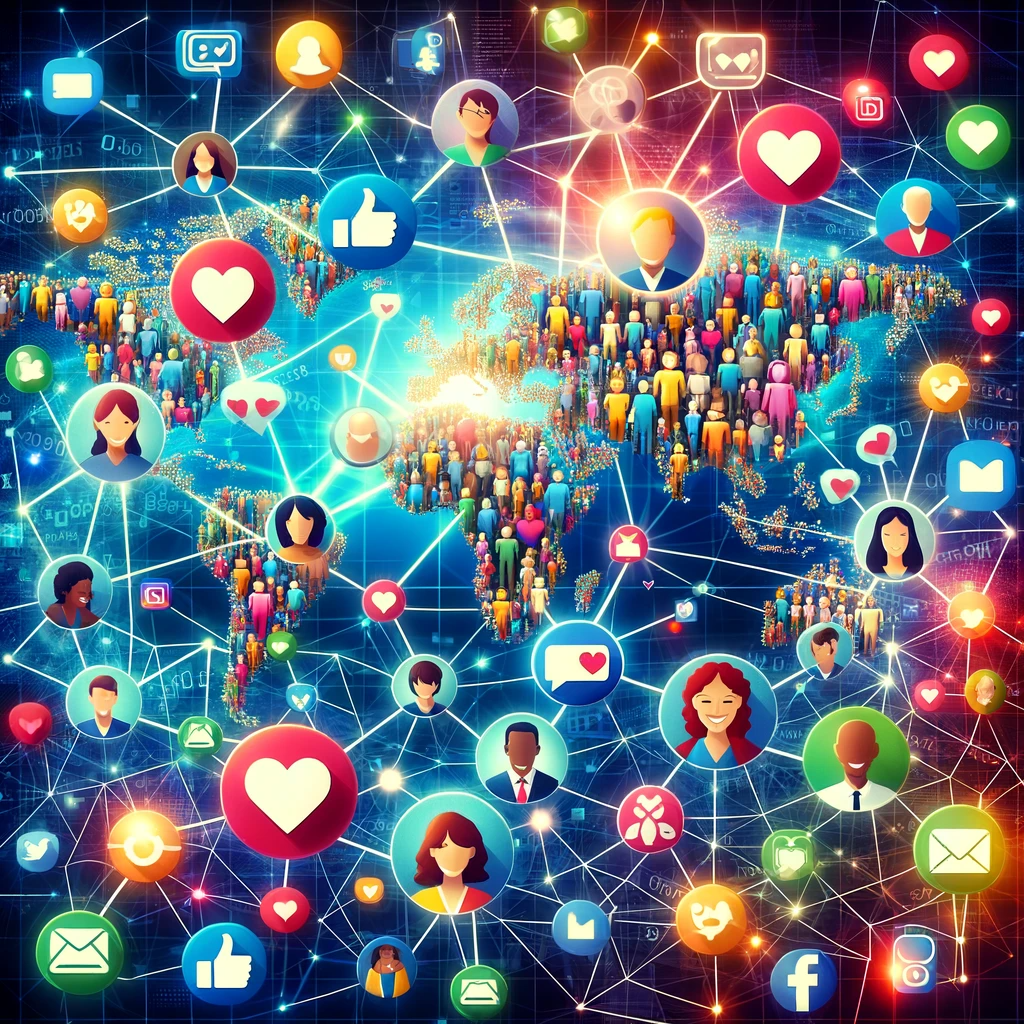 Uniting Through Pixels: The Vibrant Tapestry of Social Media Glue
